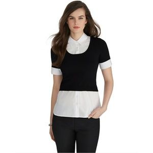 White House Black Market Twofer Sweater Button